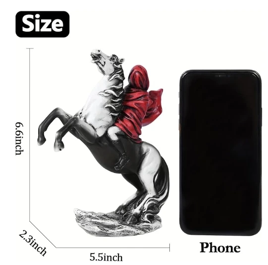 Resin Napoleon equestrian statue home Modern art tabletop decoration decoration