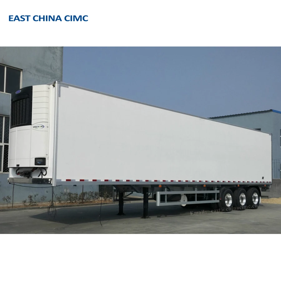 Thermo King 40ft CIMC Refrigerated Container Truck Trailer With 3 Axles