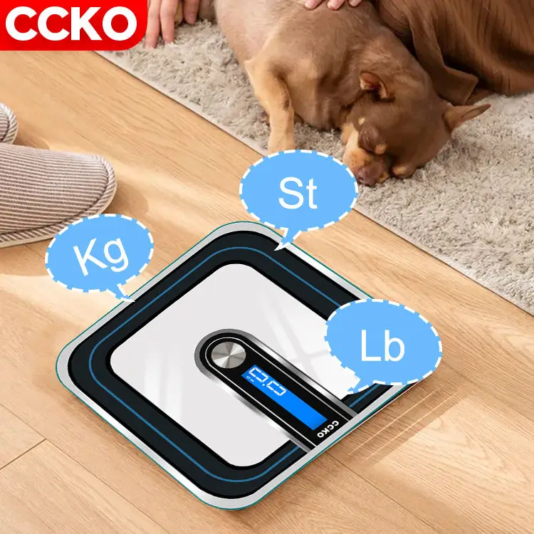 Ccko ванная комната электронная ЖК-доска для личные кухонные весы стеклянные цифровые напольные