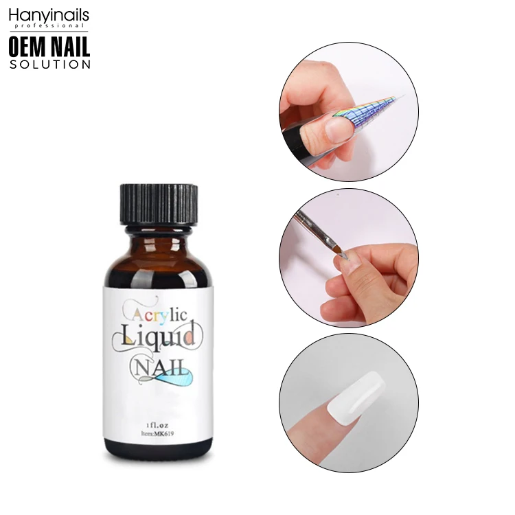 Private Label 125ml 250ml Professional EMA Monomer Acrylic Nail Liquid For Acrylic Powder System