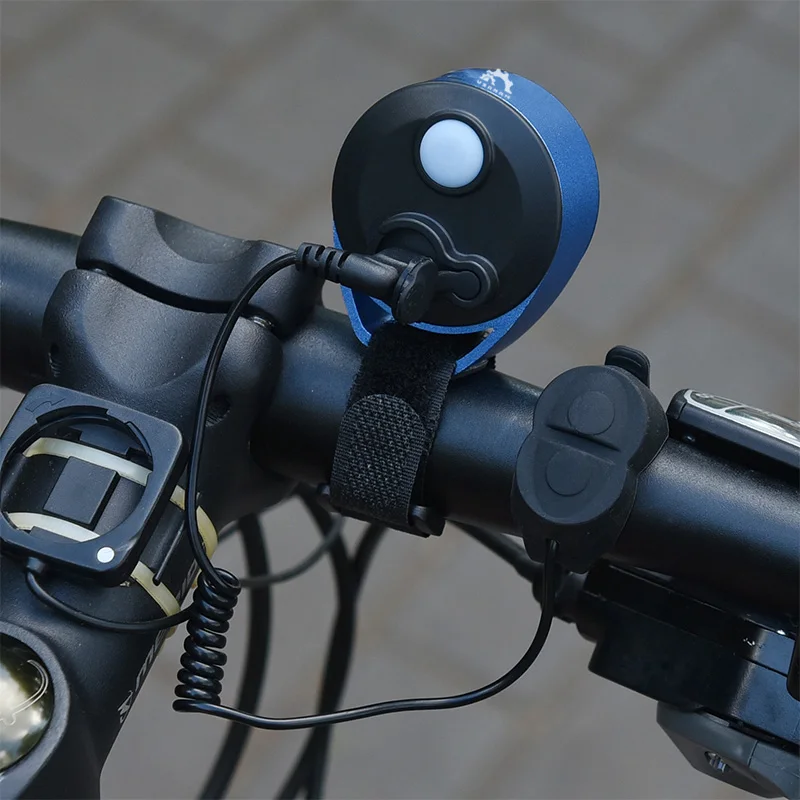 YSANAM Bcicleta Bike Horn Electronic Bicycle Bell 100-120 DB Waterproof 4 Sound Modes With Rechargeable Battery