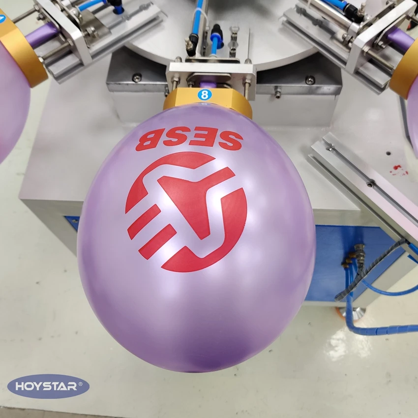 Automatic Single Color Screen Printing Machine For Print Latex Balloons