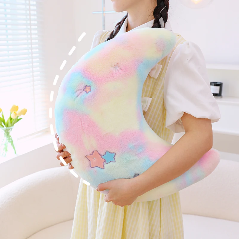 factory supply Tie dye flower Moon stars pillow living room sofa pillow plush toy skin