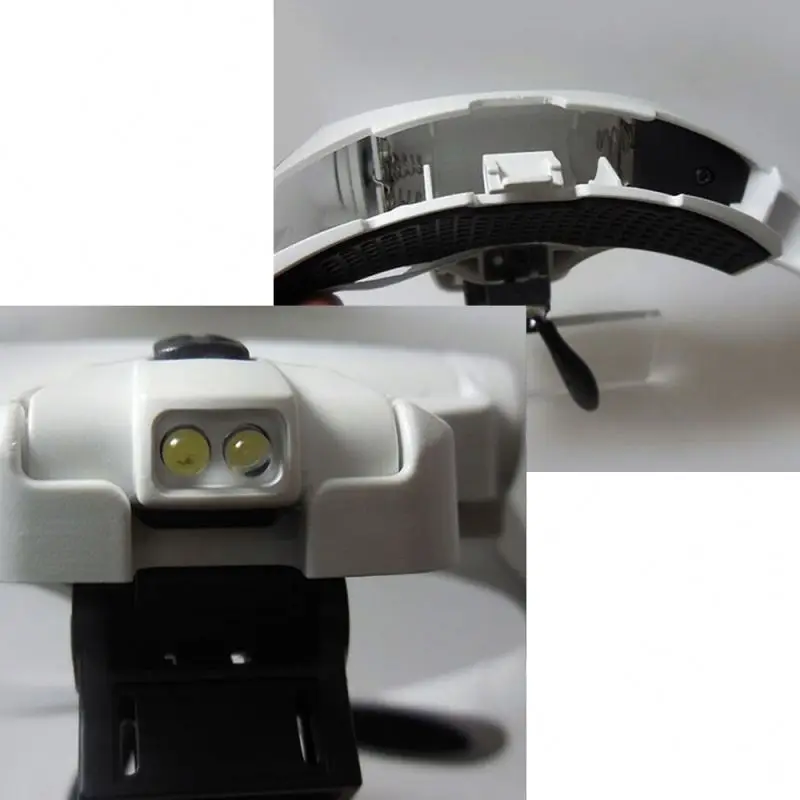 9892B1 Magnifying glass manufacturer 1x 1.5x 2.0x 2.5 x 3.5x electronic magnifier led head light loupes