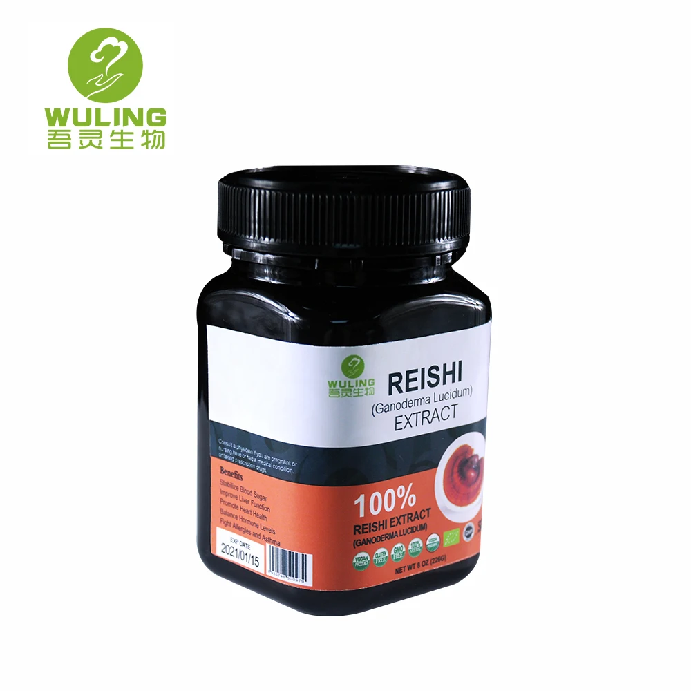 10%-50% Polysaccharide Organic Reishi Mushroom Powder (10:1 Extract)