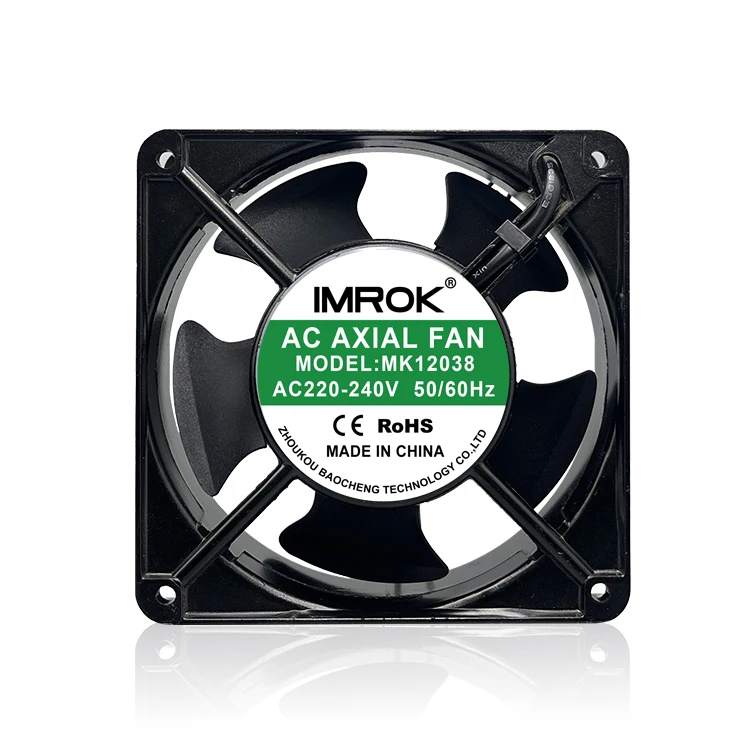 12038 120mm 115v 220v 240v Air Cooling Axial Flow Fan With Ec Motor For Outdoor