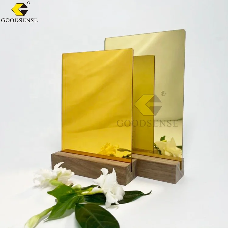 Goodsense Full Length Gold Double Sided Mirror Plexiglass Board Supplier