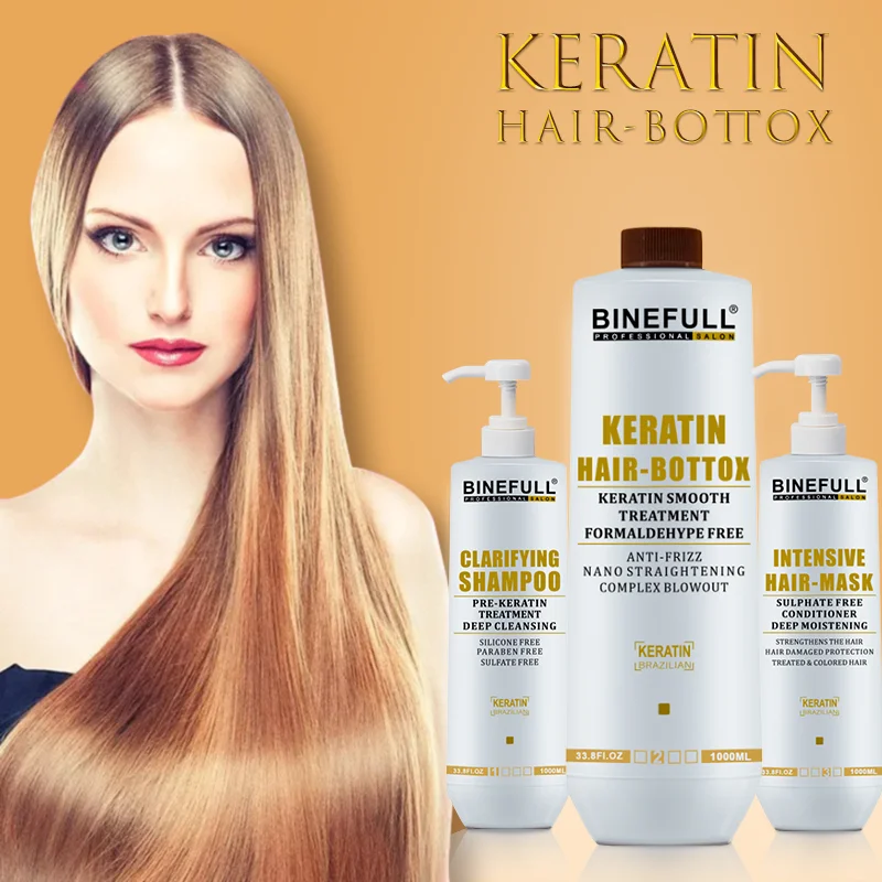 Factory High Quality Hair Care Protein Treatment Keratin Hair Smooth Treatment Cream Keratin Straightening 10 Years Experience