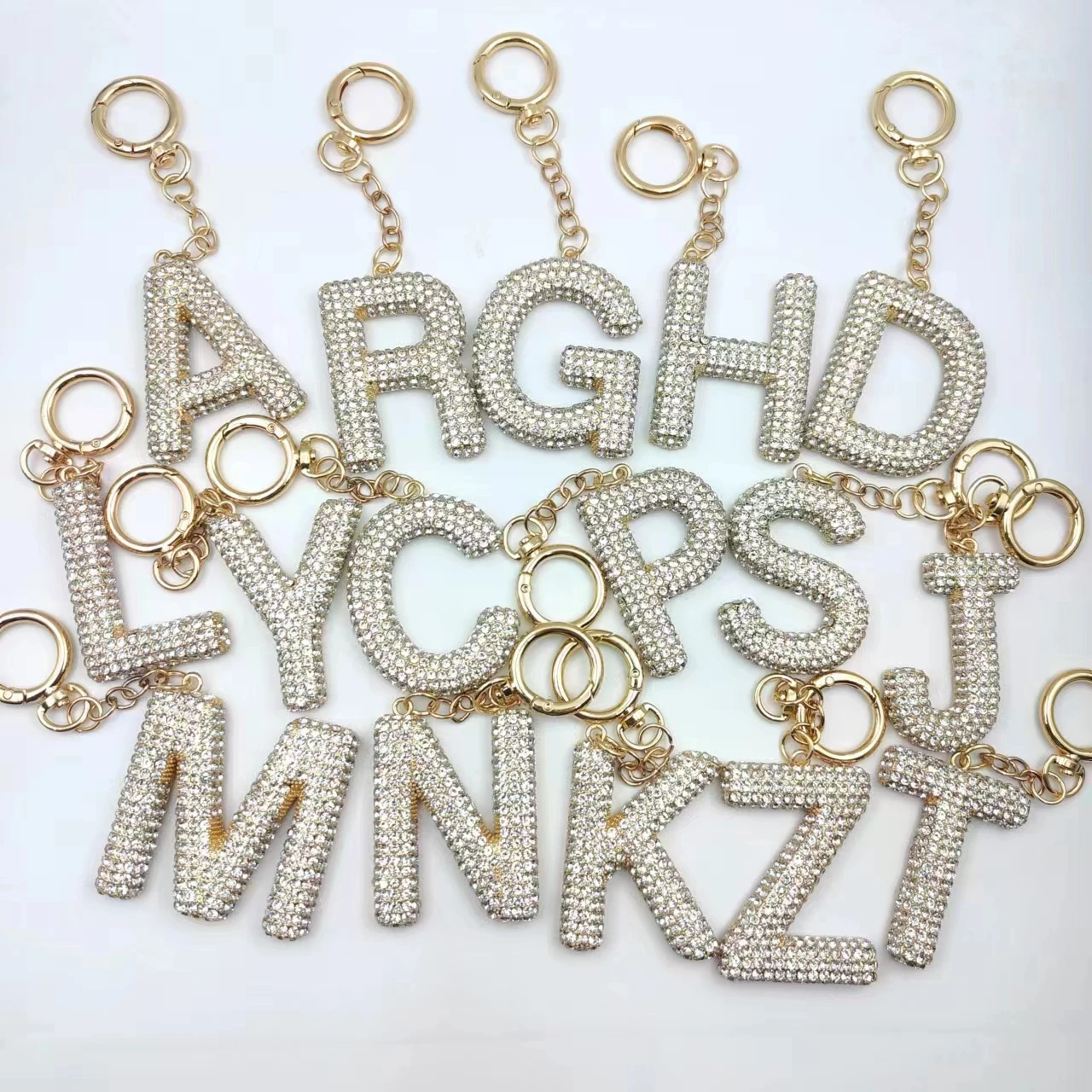 Брелок с кристаллами