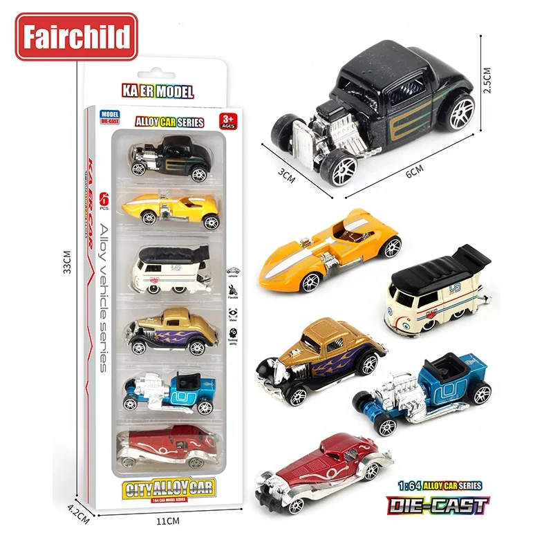 Fairchild Factory Directly Sale 1:64 Scale Sports Car Alloy Car Hotwheel Vintage Car 2024 Hot wheel New Die Cast