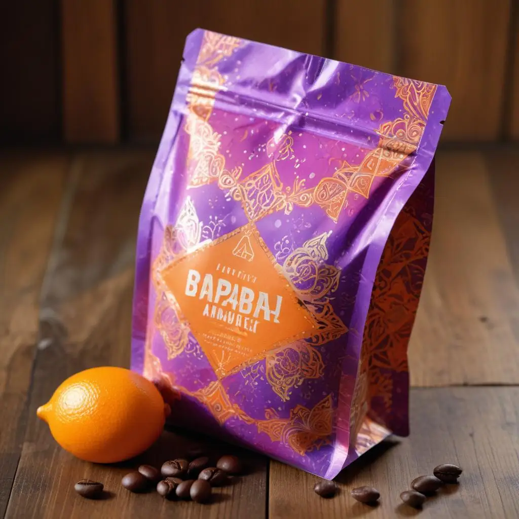 Custom Printed Eco Friendly Recyclable Flexible Chip Tea Coffee Food Packaging Reusable Flat bottom pouch