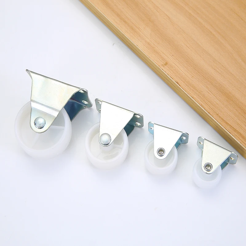 PP Fixed Regular Steel Furniture Caster Wheel Silent Wear-resistant Caster office esd anti static conductive chair caster