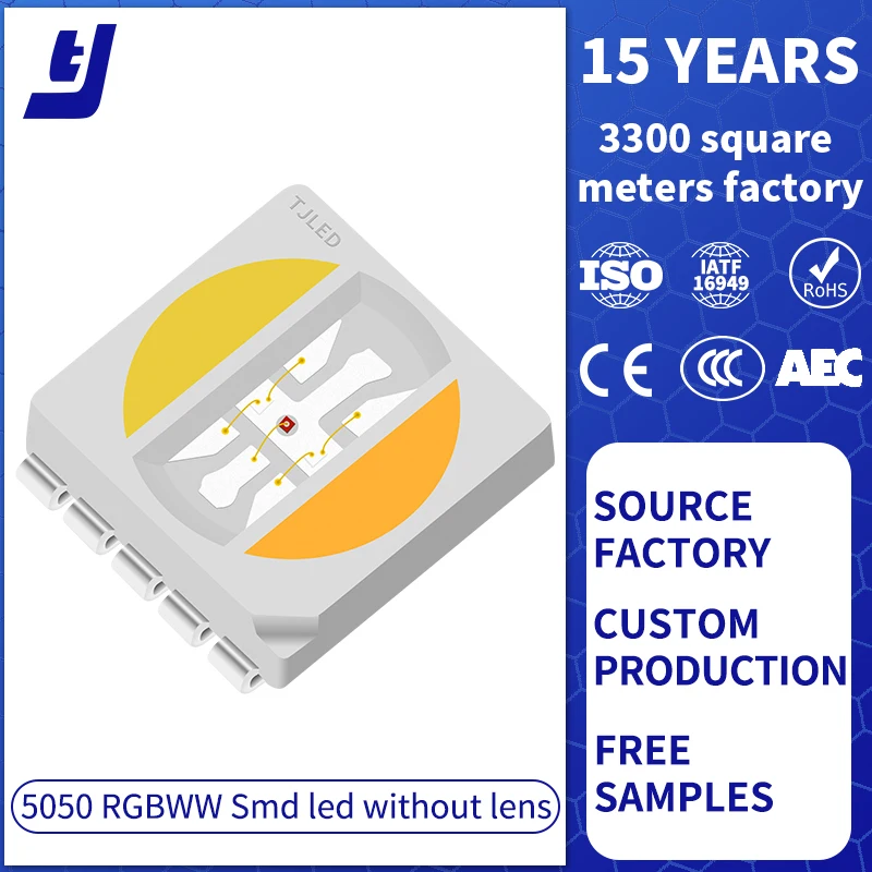 Высококачественное заводское освещение 8 контактов smd led 5050 rgbww Светодиодная лента rgb красный зеленый синий белый светодиодный модуль подсветки для телевизора