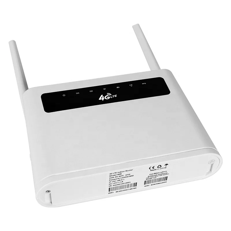 Unlocked 300Mbps WiFi Hotspot Router 4G LTE CPE Wireless Wi-Fi Router With SIM Card Slot.