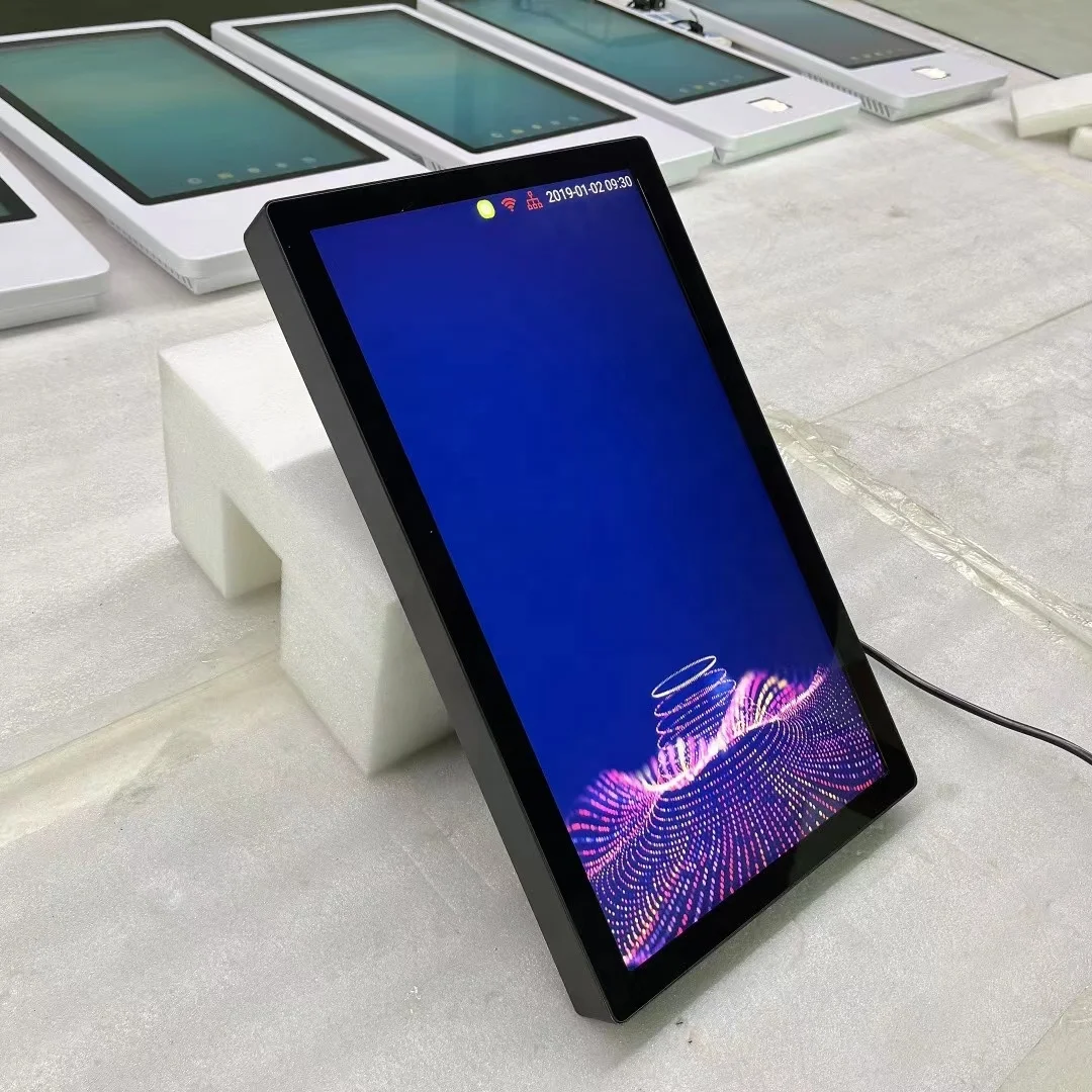 Factory price 13.3' 15.6' 18.5' 21.5' electronic ad player wall mounted Android wifi 4G option elevator advertising screen