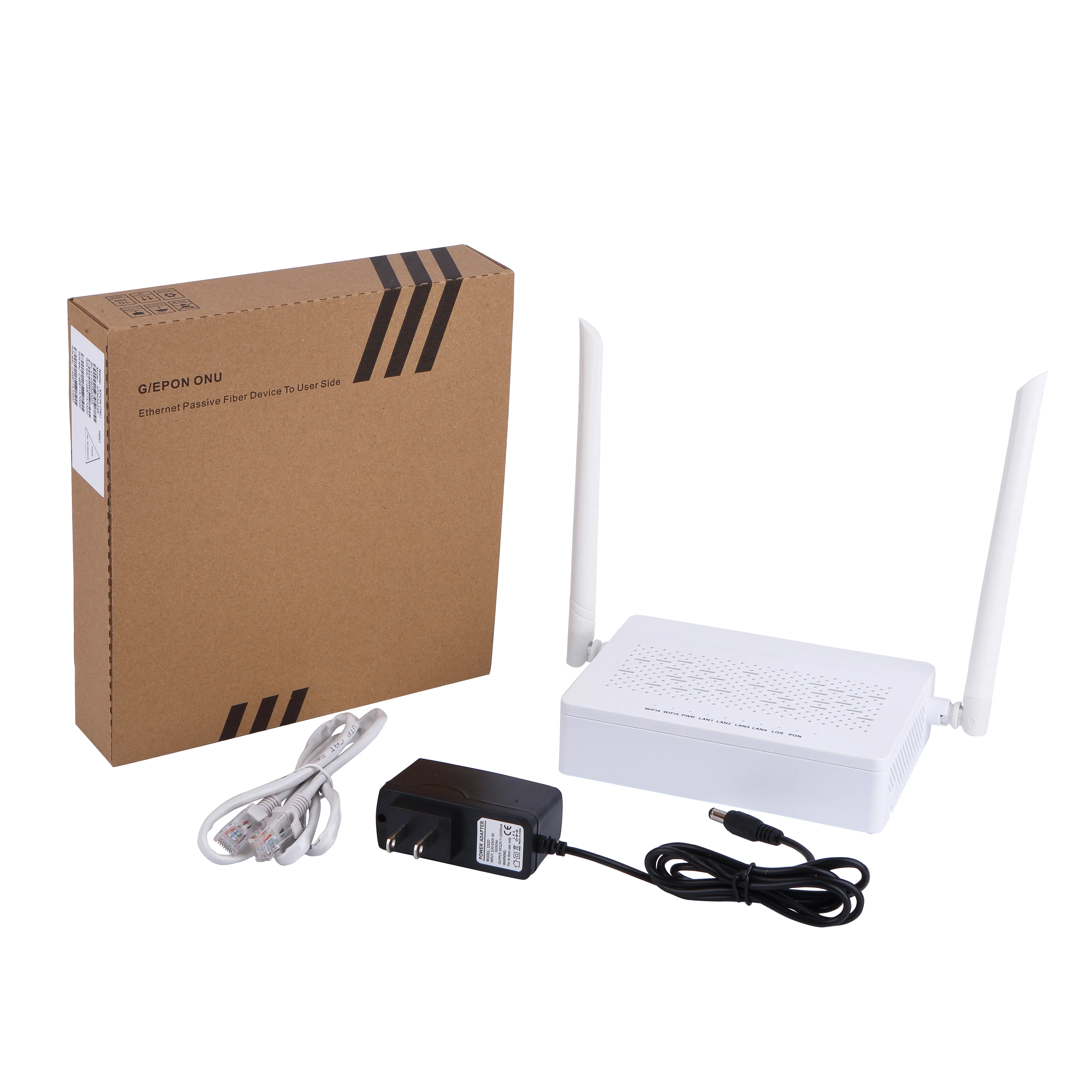 4GE LAN +2.4 Ghz 5 Ghz AC WiFi + 1POTs  ONU GPON XPON ONU ONT Dual Band GPON ONT