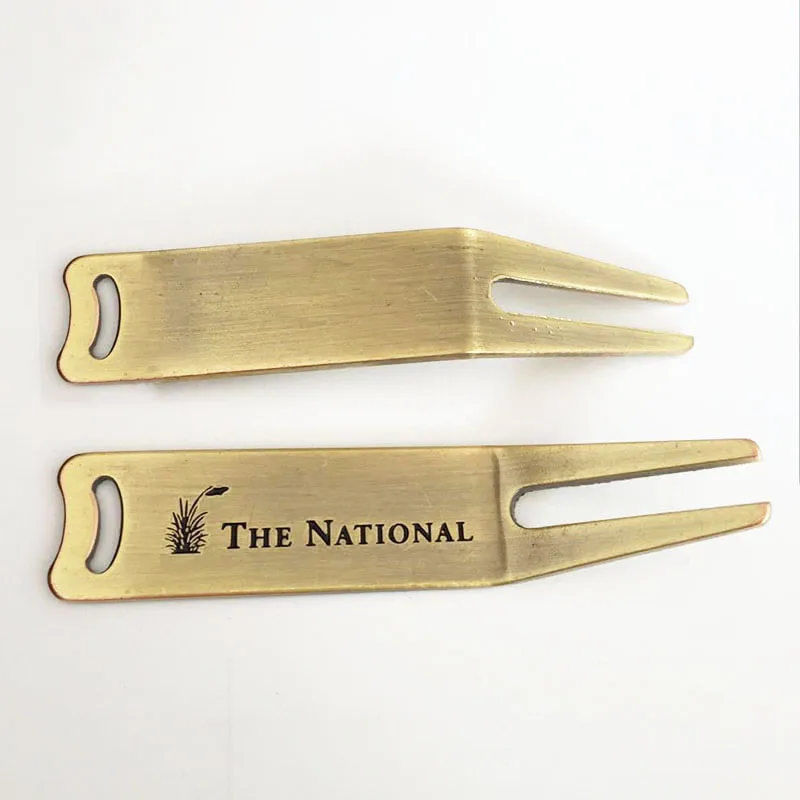 Custom Stainless Steel Golf Divot Repair Tool Cleaner Golf Accessories Repair Tool