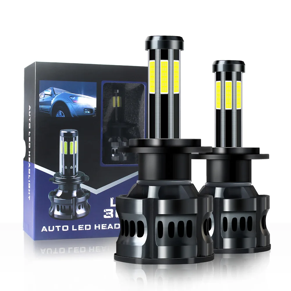 
X8 led car headlamp 50w 1000lm h4 h7 h11 hb3 hb4 3 colors 3500k 4300k 6000k s8 high power headlamp 9004 9006 50w led headlamp 
