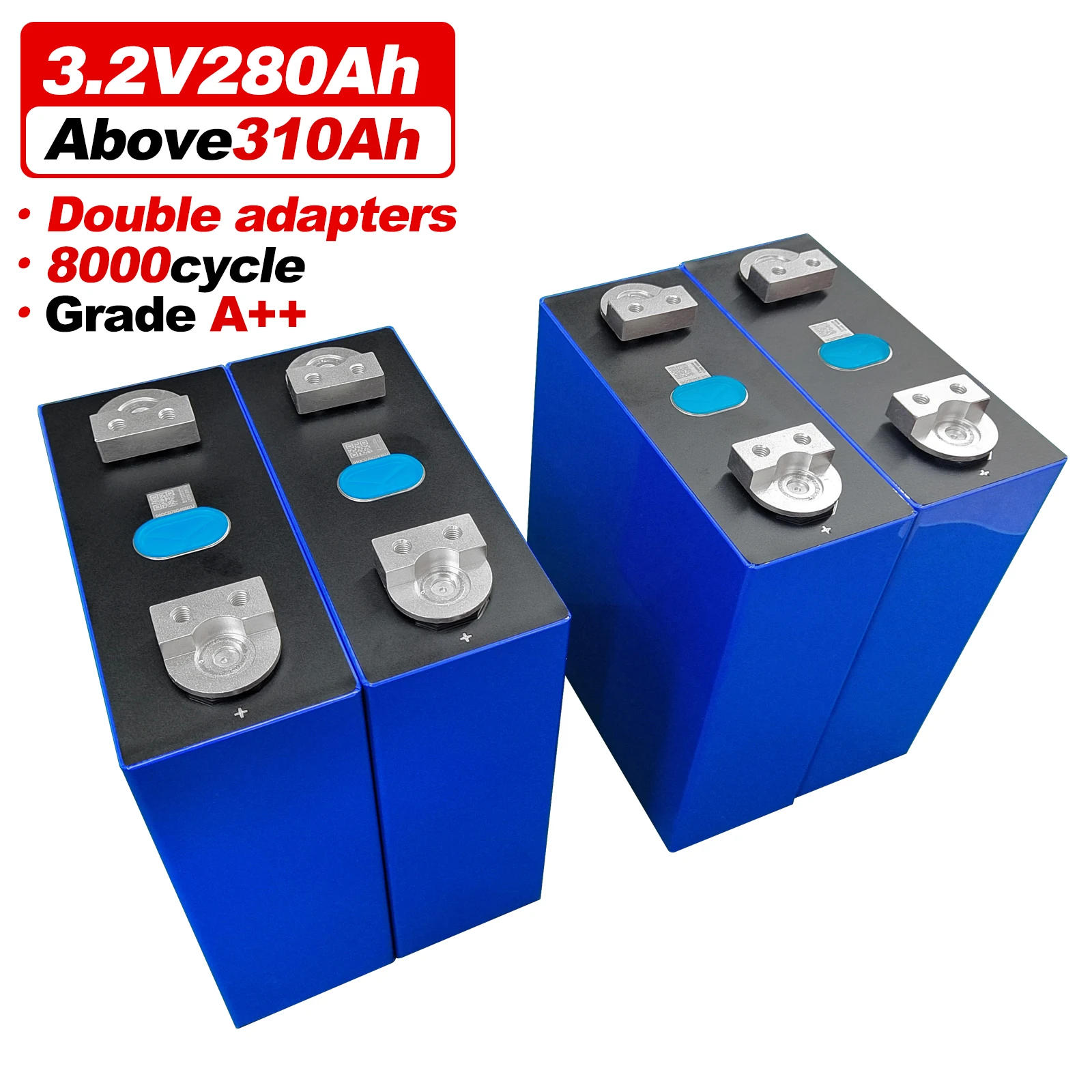 UKraine Poland Stock 280Ah LF280K 314Ah lifepo4 battery 3.2V lifepo4 cell prismatic lifepo4 batterie for DIY 48V solar storage