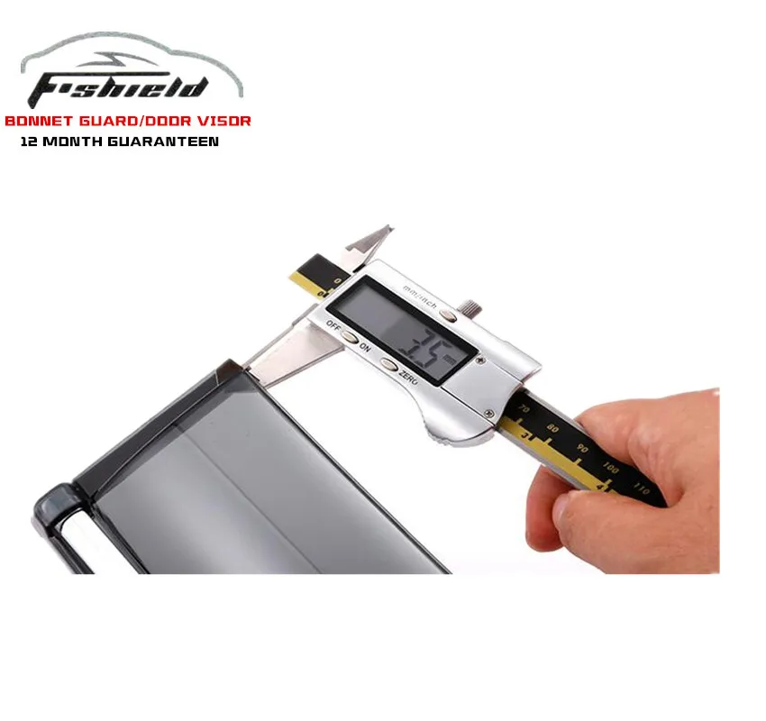 For 2013-2017 Honda Accord Sedan 4 Door  Chrome Trim Smoke Tinted Clip On Window Visor Rain Guard Defector The 9th