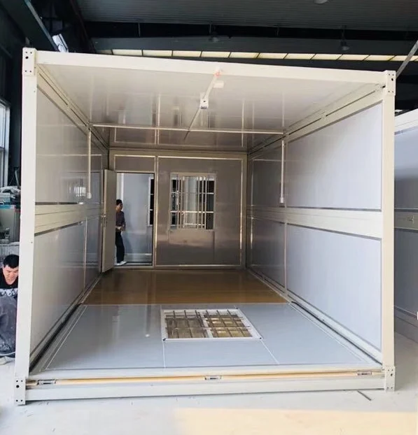 (AU Standard)Modular foldable house new design folding prefab steel frame modular container homes