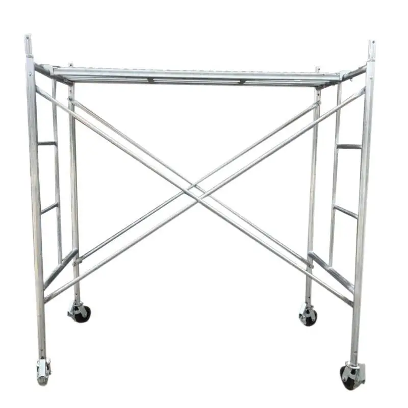 Good Quality Scaffold Board H Frame ScaffoldingPainted H Frame Ladder Walk Through galvanized Scaffolding Andamio