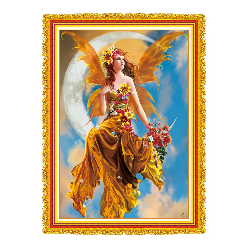 2022 Good Quality Factory New Arrival Hand Make Cross Sitiches China Color For Decor Glass Flower Pot Paintings On Cross Stitch