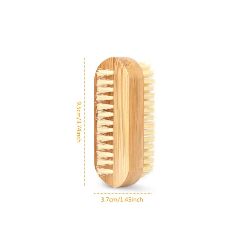 hot-selling new product  Spa bamboo wooden nail dust brush for wholesale