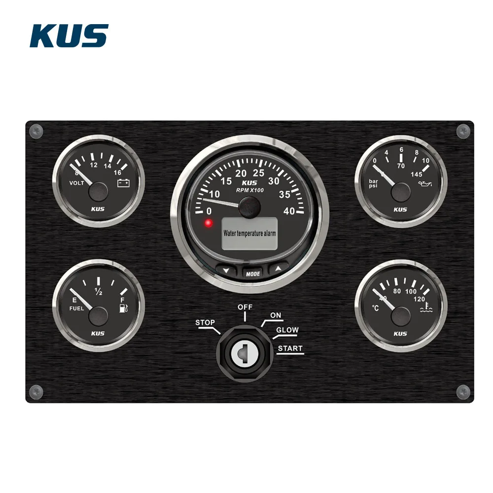
KUS CAN-BUS Protocol Marine Generator Motorboat Gauge Panel 