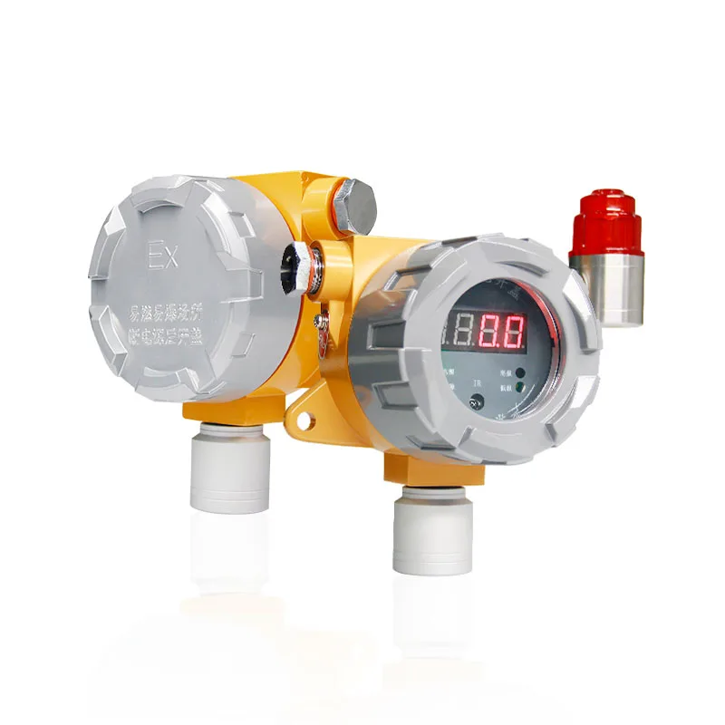 Wall Mounted O2 Oxygen Gas Sensor fixed industrial oxygen o2 analyzer  with alarm