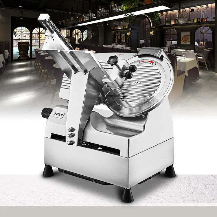 Restaurant meat slicer machine automatic 12 inch rebanadora de jamon slicing machine for meat