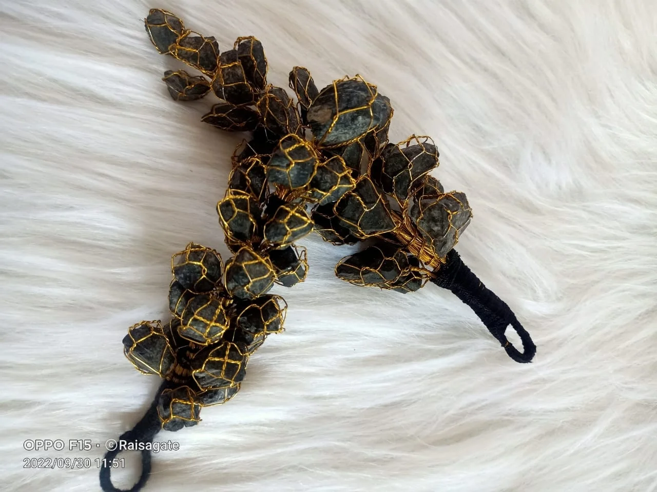 Wholesale natural Black Tourmaline Hanging Evil Eye Protection Curse Protection Protection Amulet For Home Wall Hanging