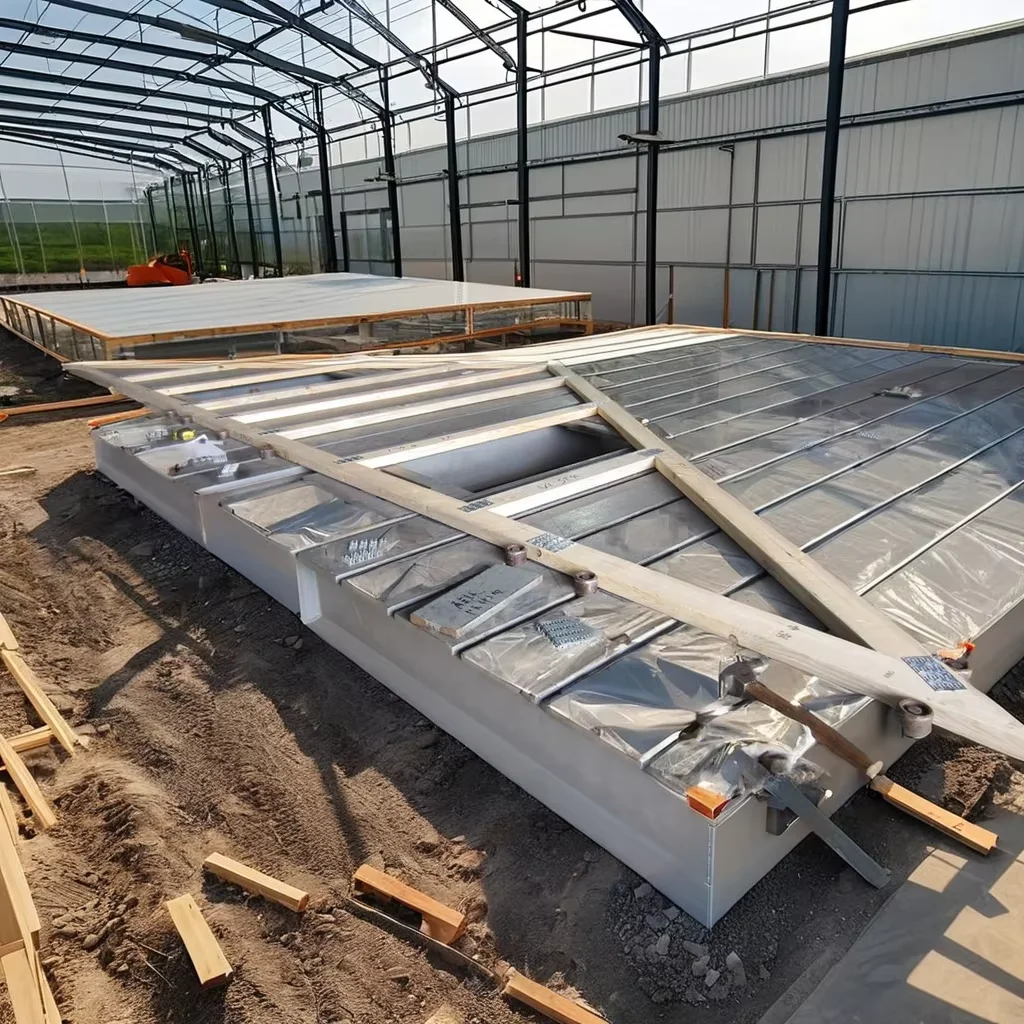 North American light wood structural components such as roof trusses, floor truss, and wall panel for villa use