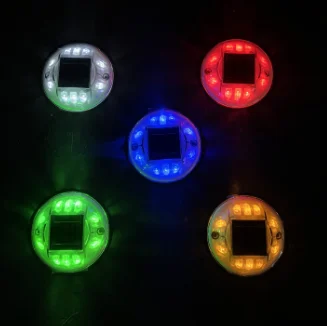 Wholesale Traffic Warning Products IP68 Waterproof Reflective round LED Road Stud Solar Road Stud