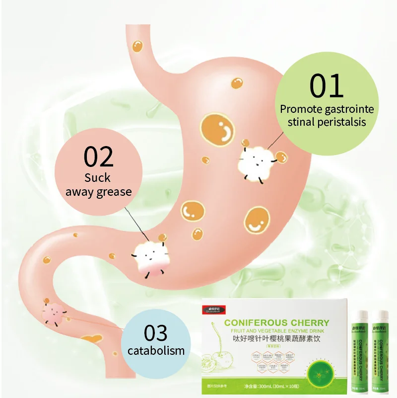 Fruit and Vegetable Dietary Fiber Enzyme Beverage for Weight Loss, Digestion Promotion, Whitening and Beauty Products Beverage