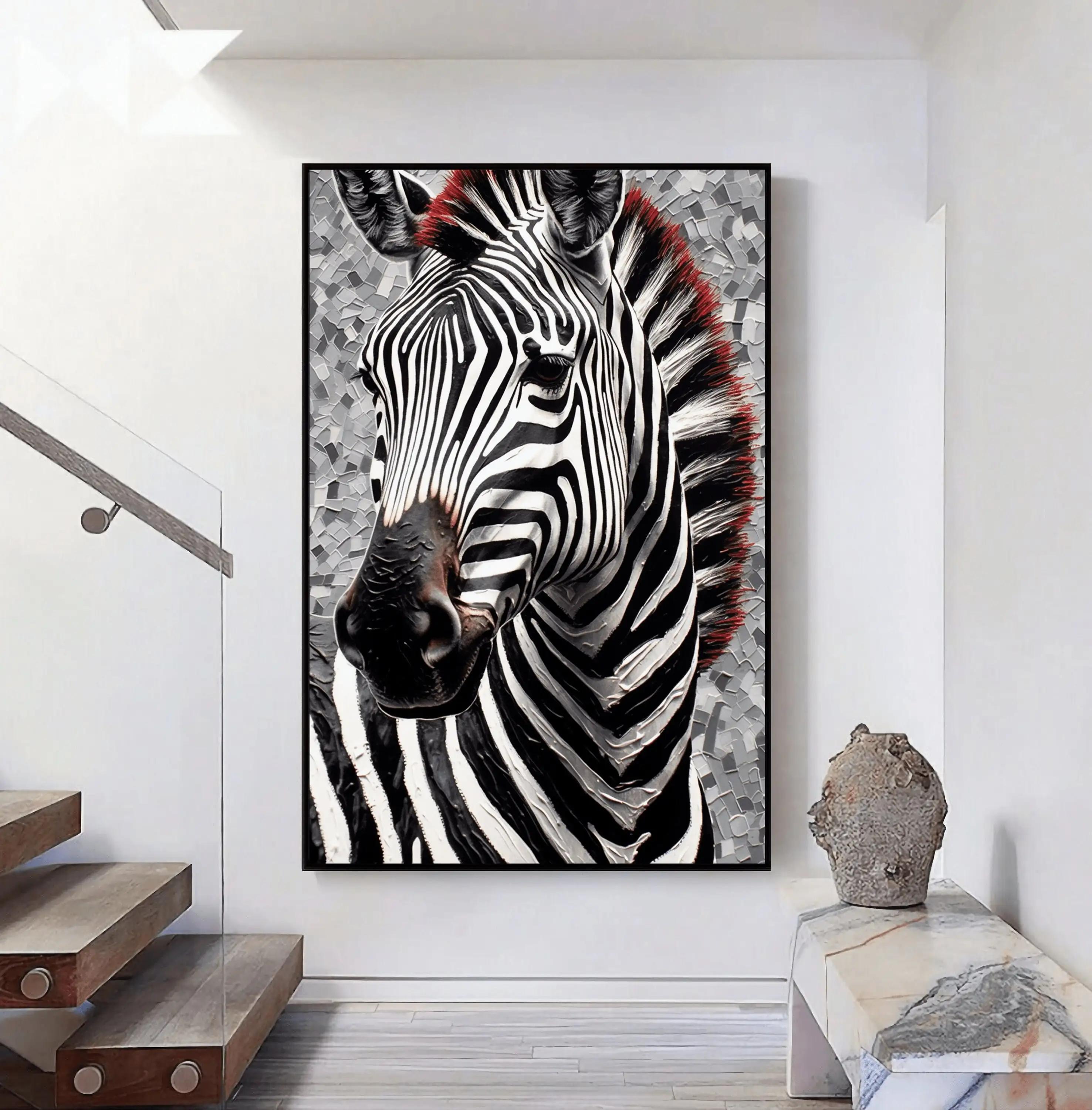 New design Horse Art Oil Paintings on Canvas Posters and Prints Modern Animal Art Wall Picture For Living Room Home Decor