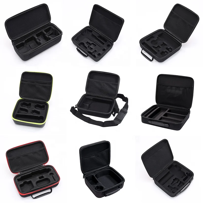 Factory Custom electronics Protective Storage Tool Bag Case Zipper Travel Carry Hard Shell Molded EVA Case