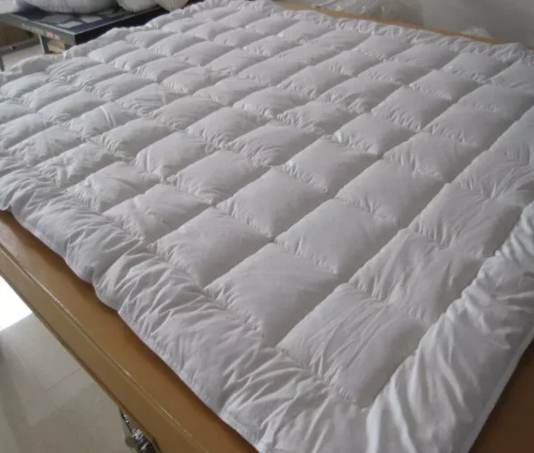 100% капок заполнения одеяло 350gsm наполнитель ткань 100% хлопок двойной строчкой