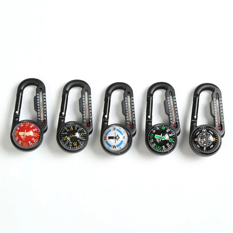 2024 Navigation Advanced Scout Hiking Camping Hiking Mini Carabiner Compass Ball Compass