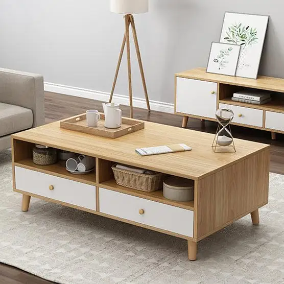 
Hot Sales modern living room furniture cheap coffee table tea table with metal legs 