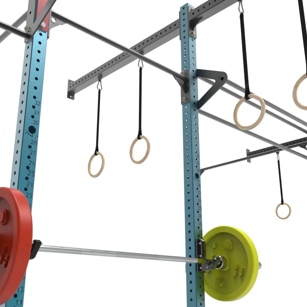 Multi functional fitness Gym Exercise Equipment Wall Mounted Power Squat Rack cross training fitness gym rig and racks