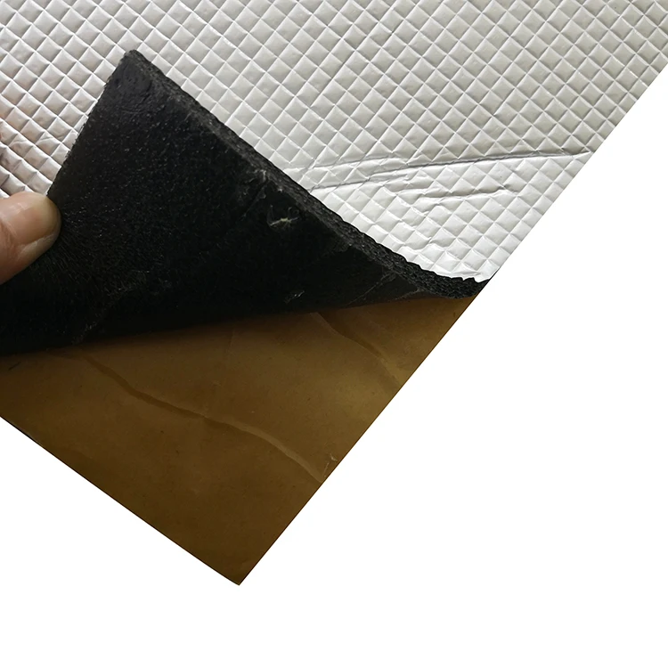 Aluminum Car Heat Shielding XPE PE Foam Insulation Material With Backed Self-Adhesive