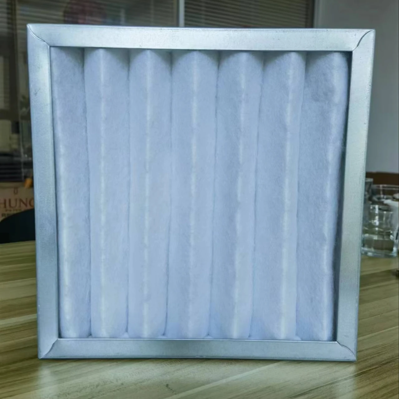 Wholesale Synthetic Fiber Pleated Air Cleaner Pre-Filter G3 G4 Keel Filter Plank Air Manufacturing Plants Carbon Filter