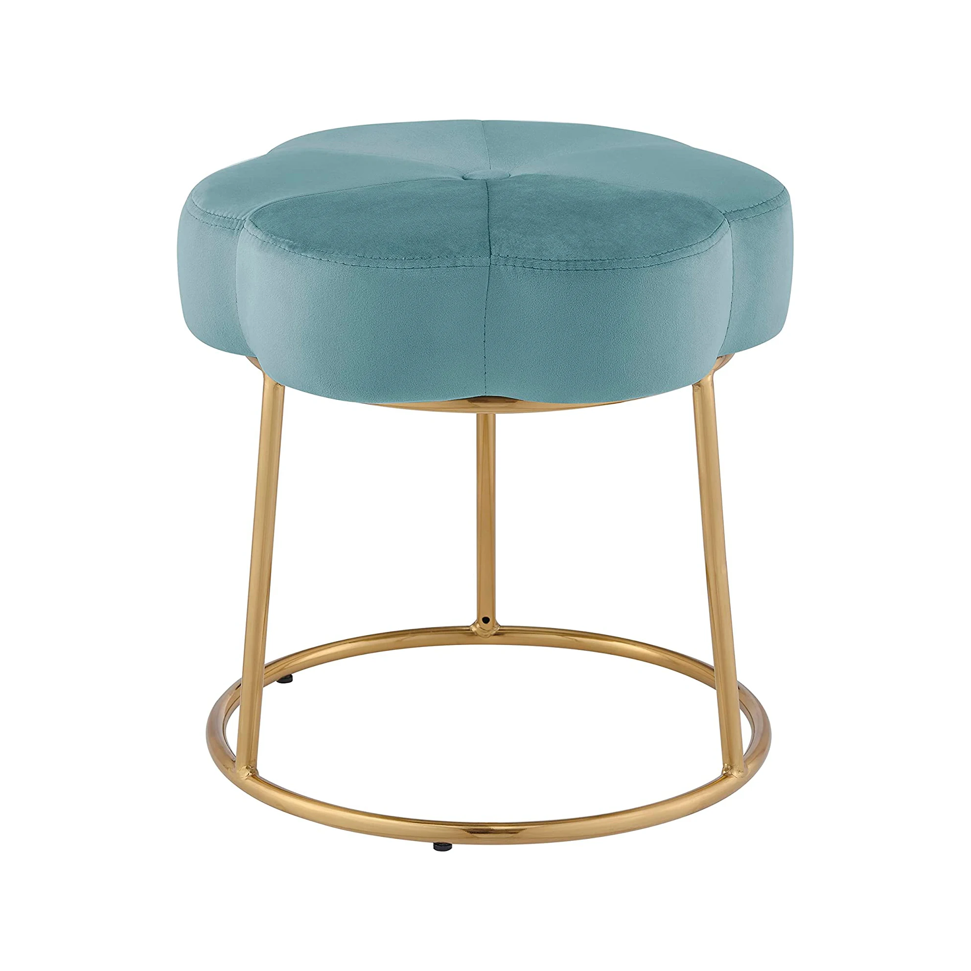 Bedroom Stool Metal Legs Chair Vanity Nordic Modern Stainless Steel Ottoman Dressing European Makeup Velvet Stools