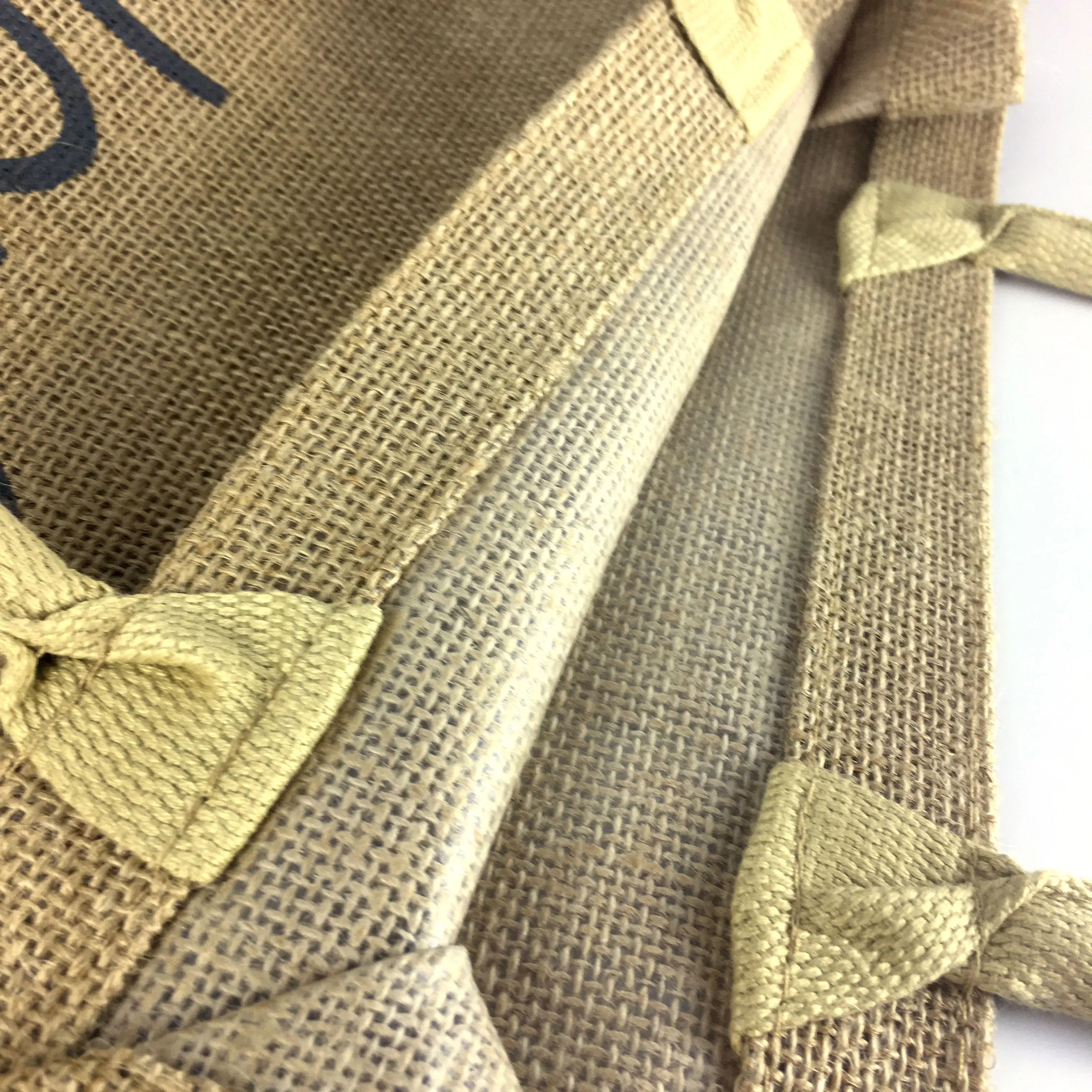 Raw material export hessian burlap jute tote bag screen printing ink for advertising