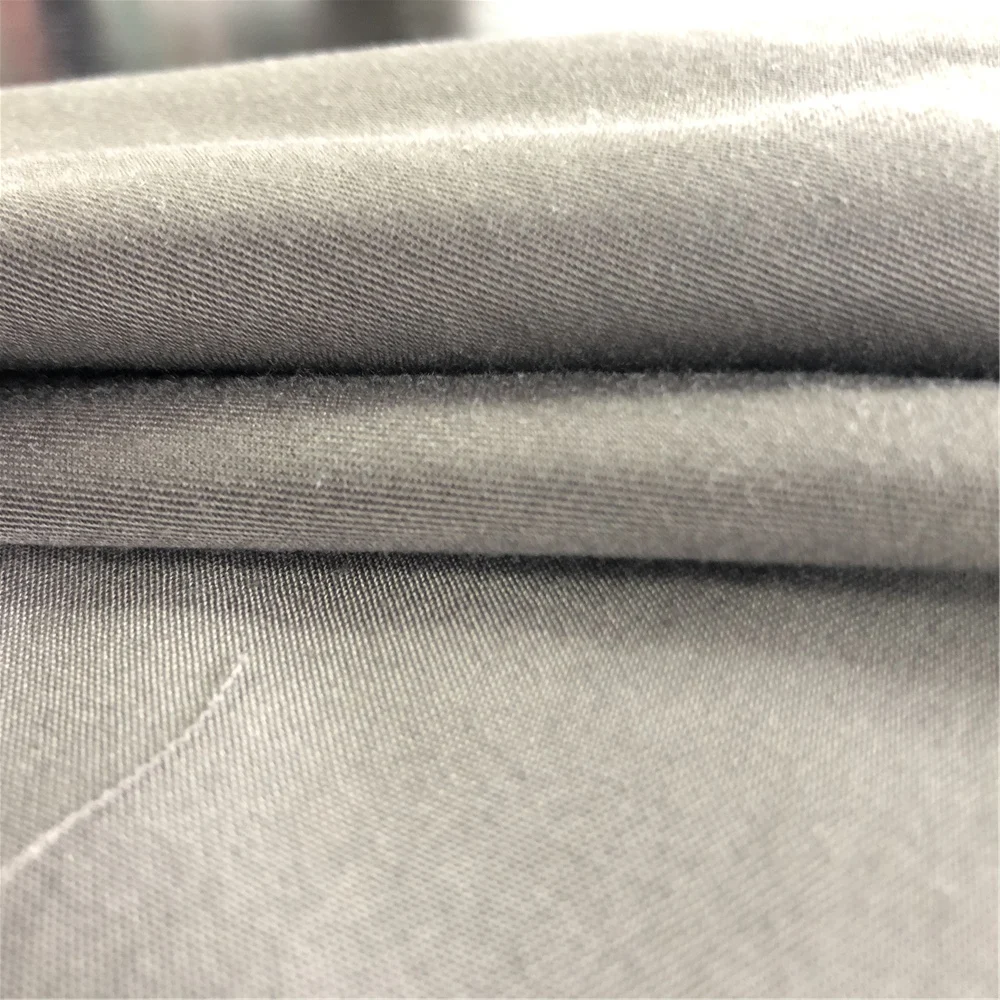 2020 new product 100% bamboo charcoal 175gsm twill woven colth fabric