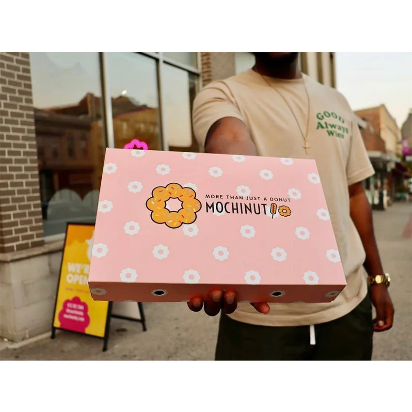 Производитель поставщик Mochi Donuts Mochinut коробка корндоги бумажная упаковочная фабрика