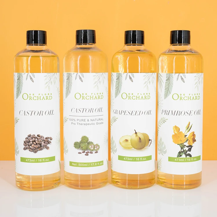 Organic Virgin Plant Fractionated Carrier Beard Hair Growth Body Massage Cuticle Coconut Castor Argan Essential oil (new) Bottle