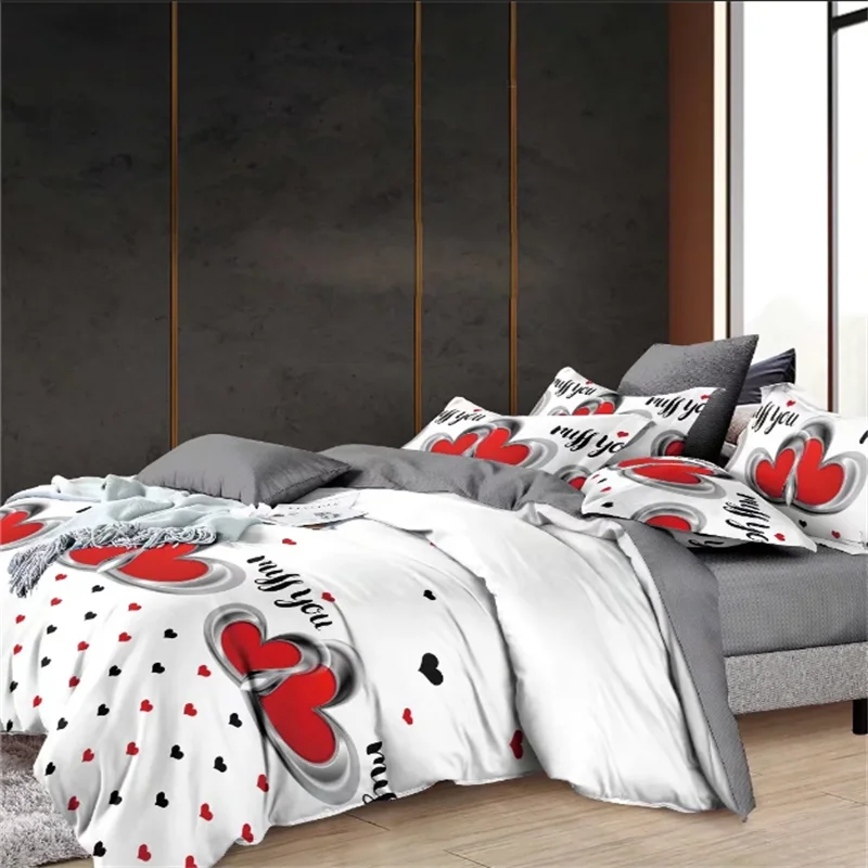 Bed Cover Sets Bedding Set 2/3pcs Comforter Sheets Modern Home Bedspread