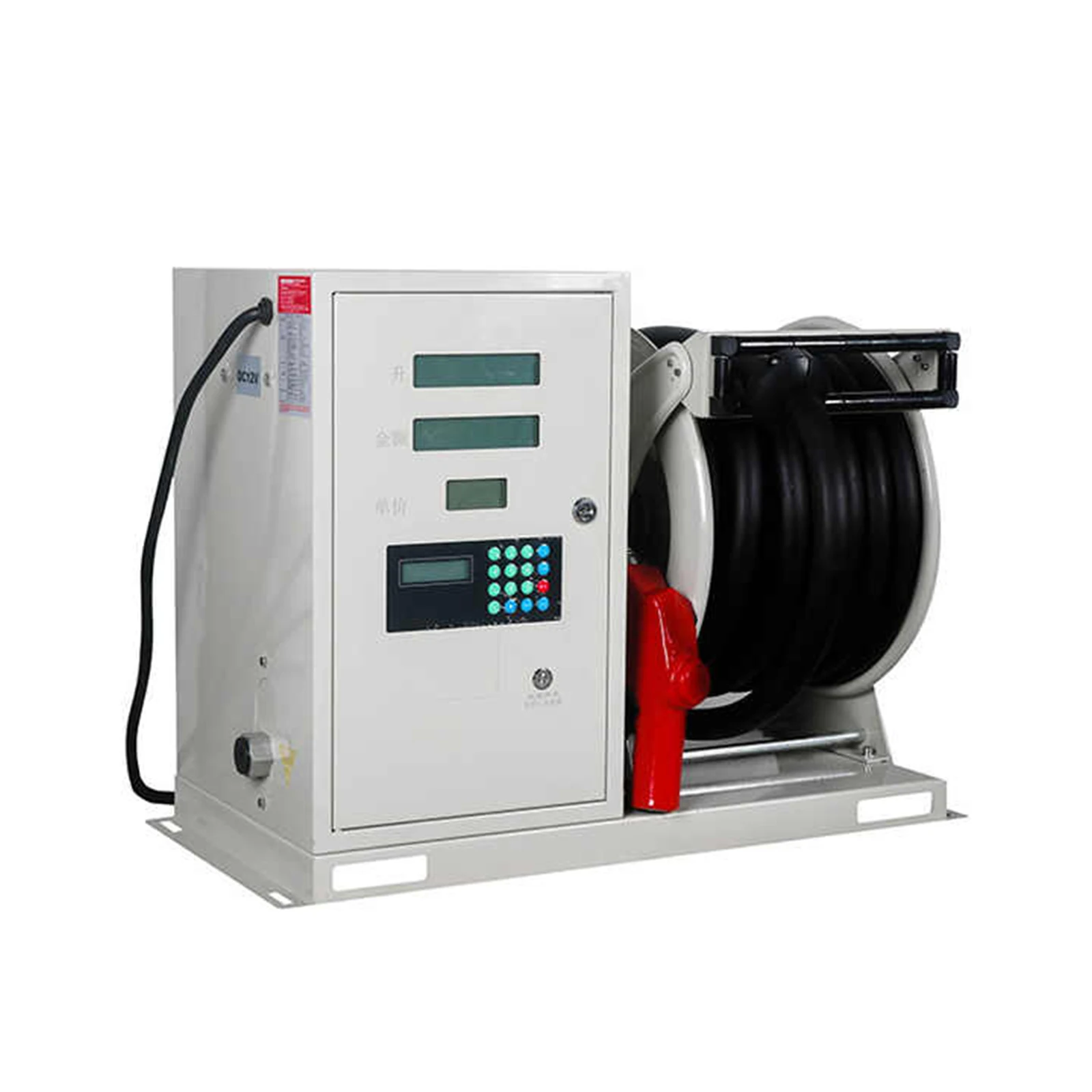 Portable Mobile Fuel Dispenser 220V Electric Fuel Dispenser Hose Reel Fule Dispancer Machine